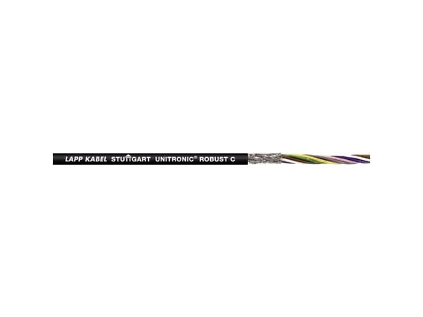 LAPP 1032050/1000 busskabel UNITRONIC® ROBUST C 2 x 0,14 mm² svart, 1000 m