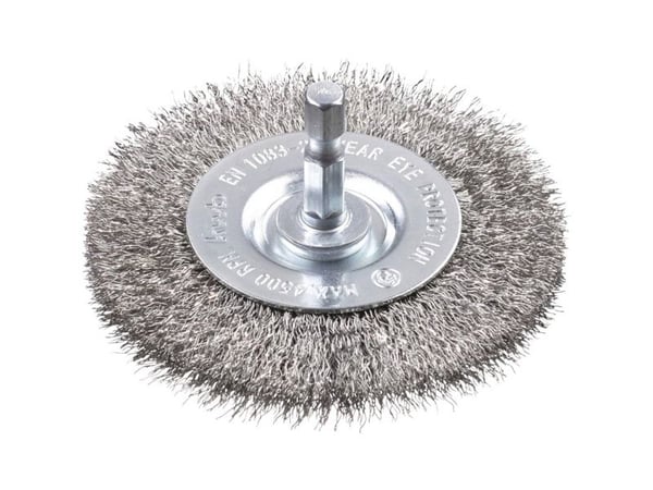 kwb 609810, Stålbørste, 6 mm, 7,5 cm, 0,2 mm, Metall, Rustfritt stål, Stein, Tre