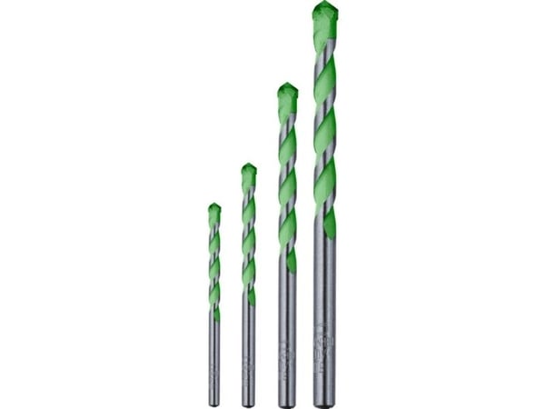 kwb 052800, Drill, Drill bit set, Høyrehåndsrotasjon, Keramisk, Betong, Glass, Granitt, Naturstein, Takstein, Soft Keramiske veggflis, Stein, Flis,...