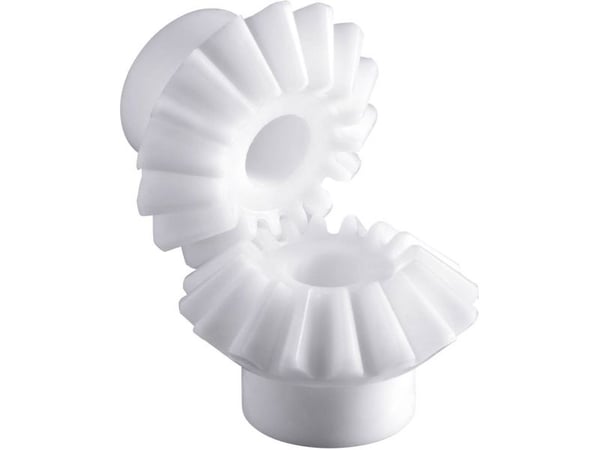 Reely polyacetal konisk tannhjul modul-type: 0.5, antall tenner: 16, 1 sett