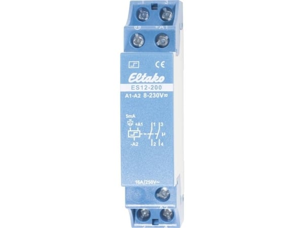Eltako ES12-200-UC, Blå, Hvit, 250 V, 16 A