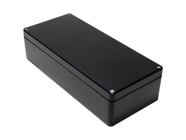Hammond Electronics 1590ZGRP163BK universal-kabinett 360 x 160 x 90 polyester svart, 1 stk Hammond Electronics 1590ZGRP163BK universal-kabinett 360 x 160 x 90 polyester svart, 1 stk