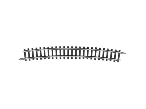 T14918 N Minitrix skinnestripe bøyd spor 15° 492,6 mm
