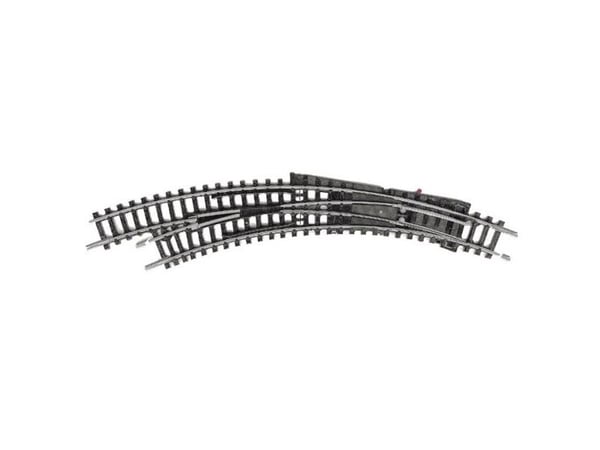 Minitrix T14956 N sporkurveveksler venstre 194,6 mm, 42° 194,6 mm / 228,2 mm