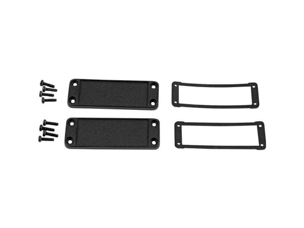 Hammond Electronics endplate aluminium sort (L x B x H) 6 x 87 x 31 mm 1 stk