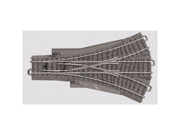 Märklin Three-Way Turnout, HO (1:87), Grå, 1 stykker