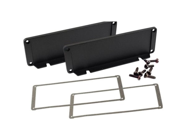 Hammond Electronics endplate i aluminium svart (L x B x H) 16 x 169 x 57 mm 2 stk