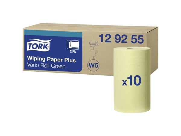 Tork 129255, 200 ark, Papir, Grønn, 230 mm, 55 m