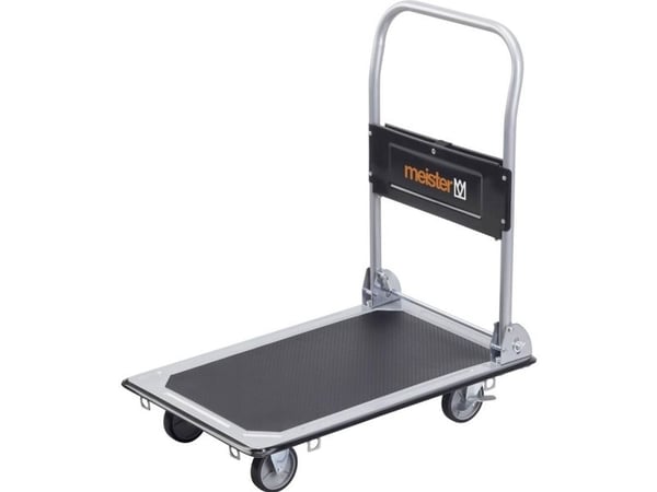 Meister Werkzeuge 8985530 plattformvogn sammenleggbar med oppbevaringsrom stål bæreevne (maks.) 150 kg