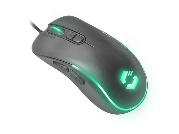 SPEEDLINK ASSERO, Oikeakätinen, USB A-tyyppi, 6400 DPI, Musta