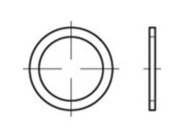TOOLCRAFT TO-5454393 tetningsring 6,5 mm DIN 7603 kobber 100 stk