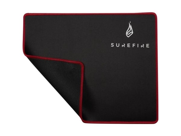 Surefire Gaming Silent Flight 320 - Gaming Musemåtte - 32 x 26 cm. - Sort/Rød