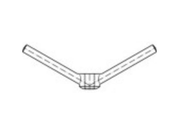 TOOLCRAFT finger muttere M20 DIN 80701 messing | 1 stk