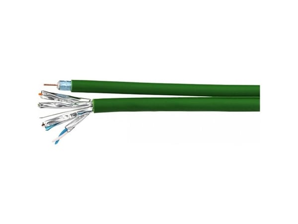 Kathrein LCH 120/100 m SAT nätverkskabel koaxial/LAN 100,00 m tvinnad ledning 95 dB 75 ?