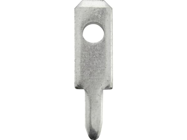 Vogt Verbindungstechnik 378008.61 innstikkstang, stikkbredde 2,8 mm, stikktykkelse 0,8 mm, 180° uisolert metall, 100 stk