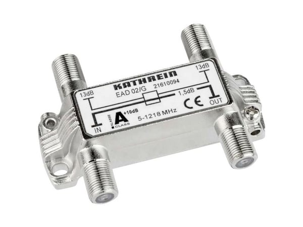 Kathrein EAD 02/G, 75 O, 5 - 1218 MHz, Hopea, Sinkki, F, 73,6 mm