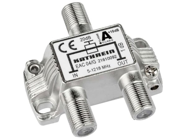 Kathrein EAC 04/G, 75 O, 5 - 1218 MHz, Hopea, Sinkki, F, 51,6 mm