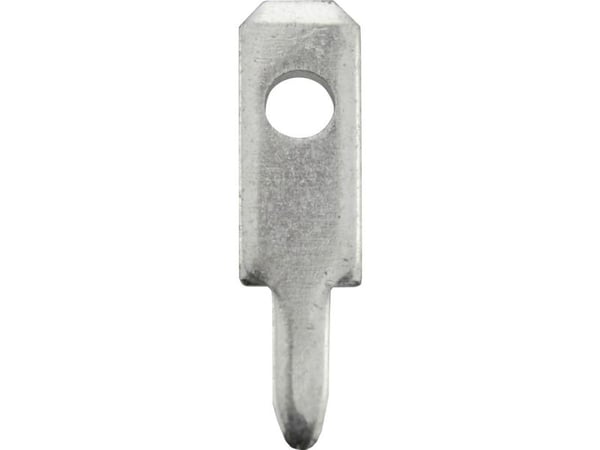 Vogt Verbindungstechnik 3780a05.68 innstikks-tunge, stiftbredde 2,8 mm, stifttykkelse 0,5 mm, 180°, uisolert metall, 100 stk