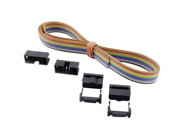 BKL Electronic 10122103 Napaliitinsarja vedonpoistolla Ristikon koko: 2,54 mm Napojen kokonaismäärä: 10 Rivien lukumäärä: 2 1 sarja