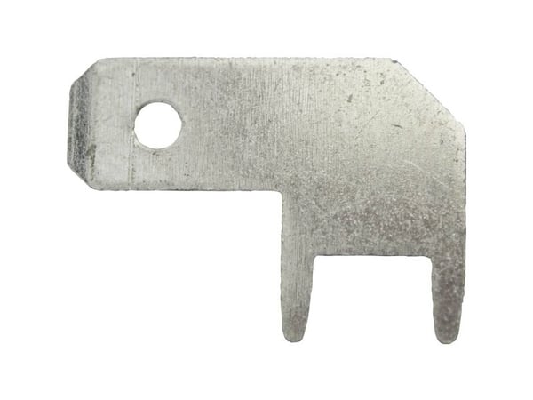 Vogt Verbindungstechnik 3827b08.68 innstikktunge kontaktbredde 4,8 mm kontakttykkelse 0,8 mm 90° uisolert metall (100 stk)