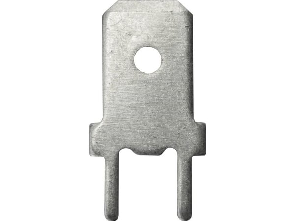 Vogt Verbindungstechnik 3866g.68 innstikk-tunge stikklengde/bredde: 6,3 mm, 180°, uisolert metall, 100 stk