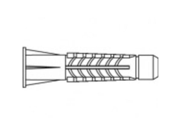 TOOLCRAFT Rawlplug 28 mm 100 stk