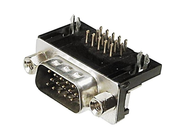ASSMANN WSW A-HDS 44 A-KG/T D-SUB pinlist 90° polantall: 44 lodding 1 stk