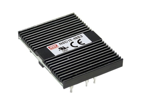 MEAN WELL NSD15-12D5, 12 V, 15 W, 5 V, RoHS, 38,1 mm, 50,8 mm