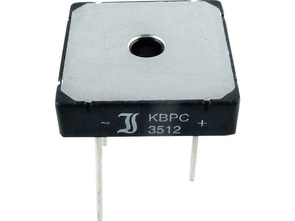 TRU COMPONENTS TC-KBPC10/15/2502WP Siltatasasuuntaaja KBPC 200 V 25 A Yksivaiheinen