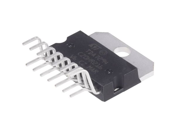 STMicroelectronics TDA7294V linjärt IC - ljudförstärkare 1-kanal (mono) Klass AB Multiwatt-15