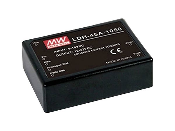 MEAN WELL LDH-45B-500W, 45 W, 18 - 32 V, 0,5 A, 86 V, 53 mm, 75 mm