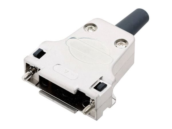 encitech DTZF15-RGL-K D-SUB-kabinett Pol: 15 støpt sink 180° metall, 1 stk