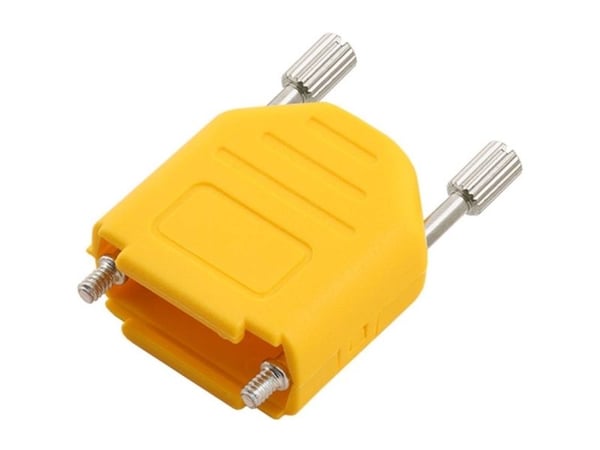 encitech DPPK15-FMY-K 6353-0145-02 D-Sub poltall 15 polyamid 180° gul 1 stk