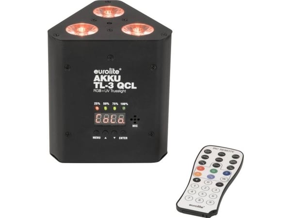 EUROLITE AKKU TL-3 QCL RGB+UV Trusslight (41700510)