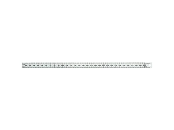 Rumold 323703 linjal i rostfritt stål, silver, 30 cm
