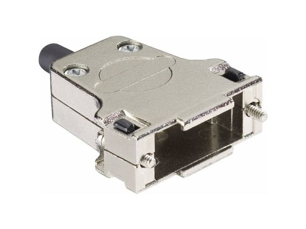 Harting 09 67 037 0344 09 67 037 0344 D-SUB-kabinet Poltal: 37 Metal 180 ° Sølv 1 stk