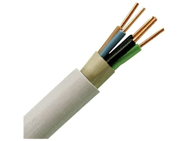 Kopp 153225006 Vaippakaapeli NYM-J 5 G 2,50 mm² Harmaa 25 m