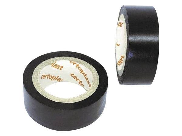 BAAS KS20 isolasjonstape sort (Ø x H) 41 mm x 15 mm 2 stk