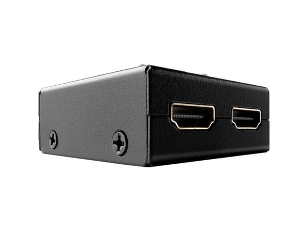 Lindy 38336, HDMI, Metall, Svart, 60 Hz, 18 Gbit/s, 3840 x 2160 piksler