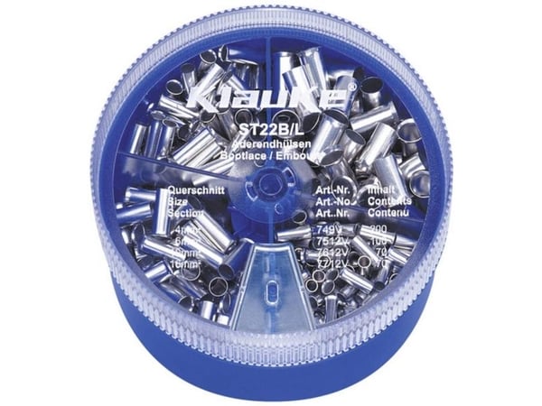 Klauke ST22B Kaapelisortimentti 4 mm² - 16 mm² Sølv 440 osaa