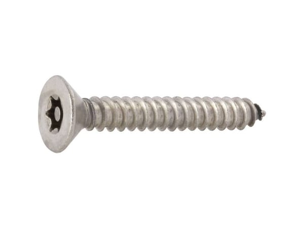 TOOLCRAFT 88115-4.8 senkhode sporskrue 4,8 mm 38 mm T-profil med tapp rustfritt stål, 10 stk
