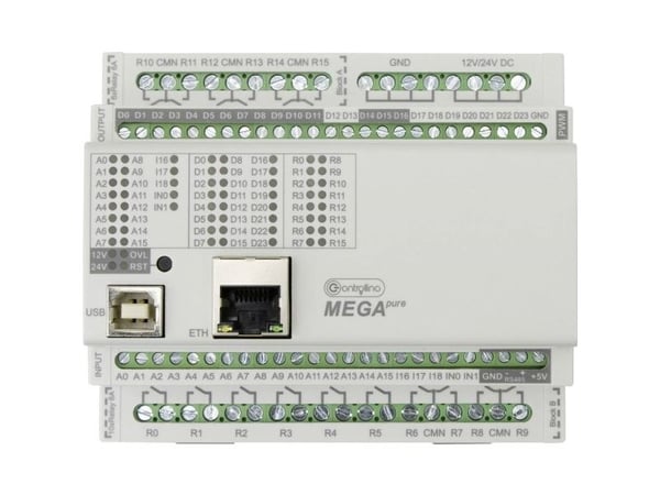 Controllino MEGA pure 100-200-10 PLC-ohjausmoduuli 12 V