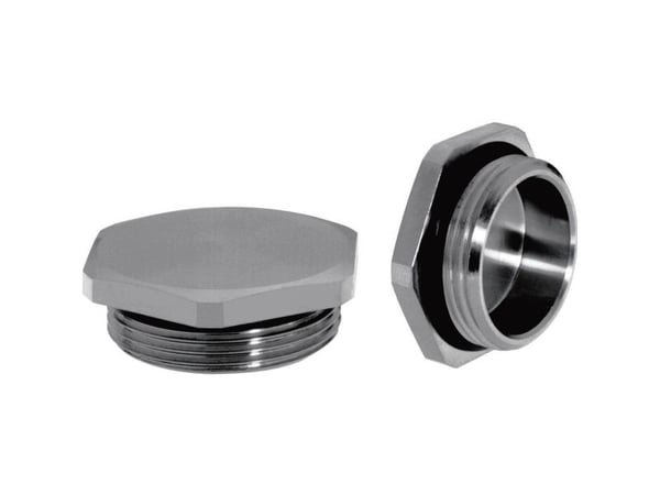 Lapp 52103415, Stoppa, mässing, Nickel, 2,2 cm, 50 styck