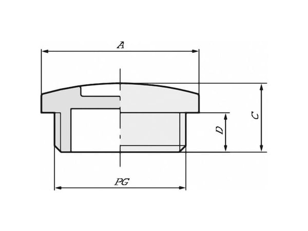 LAPP Skindicht BL IP68 messinkitulppa PG29-tiivistysrenkaalla (54001620)