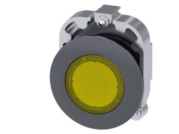 Siemens 3SU10610JA300AA0 3SU1061-0JA30-0AA0 Kevyt painekosketin Naksahdus (Ø x K) 38 mm x 38 mm IP66, IP67, IP69/IP69K 1 kpl 1 kpl