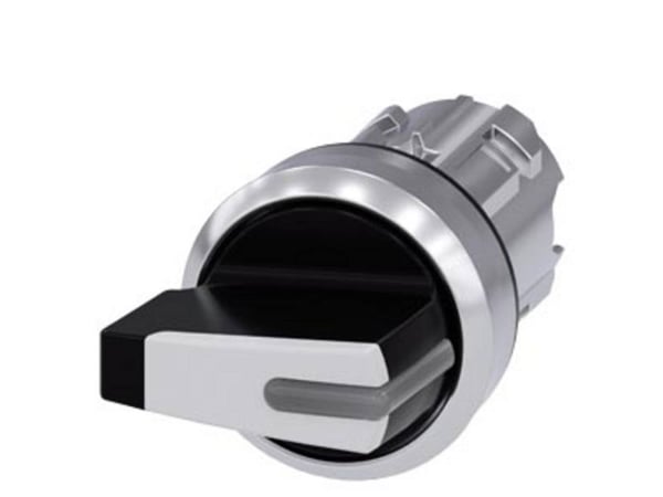 Siemens 3SU10522FL600AA0 vridkontakt spänningsanordning vit 2 x 45°, 1 st