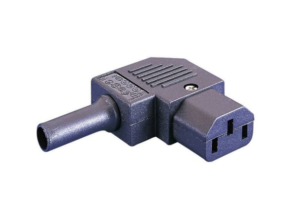Bulgin PX0587/SE IEC-liitin PX-sarja (verkkoliitin) PX-liitäntä, kulmikas Nappien kokonaismäärä: 2 + PE 10 A Musta 1 kpl