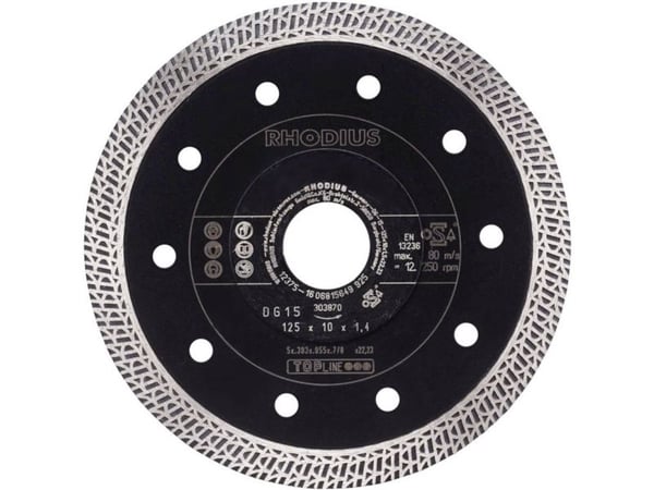 Rhodius 303870 DG15 Diamantkappeskive Diameter 125 mm 1 stk.