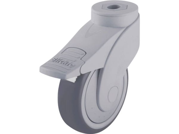 Blickle styrehjul med brems 744739 LWG-TPA 101KF-11-FI, hjuldiameter 100 mm, bæreevne maks. 100 kg (1 stk)