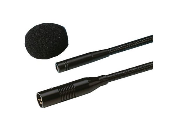 Monacor EMG-500P, 80 - 16000 Hz, 250 O, Kardioide, Koblet med ledninger (ikke trådløs), XLR-3, Sort